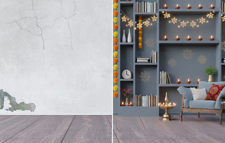 From Damp Walls to Dazzling Homes: Pre-Diwali Maintenance Guide