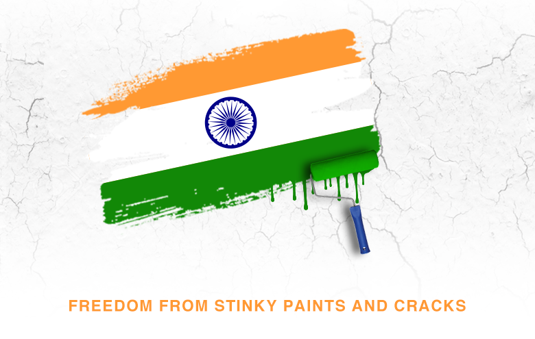 Freedom from stinky paints and cracks