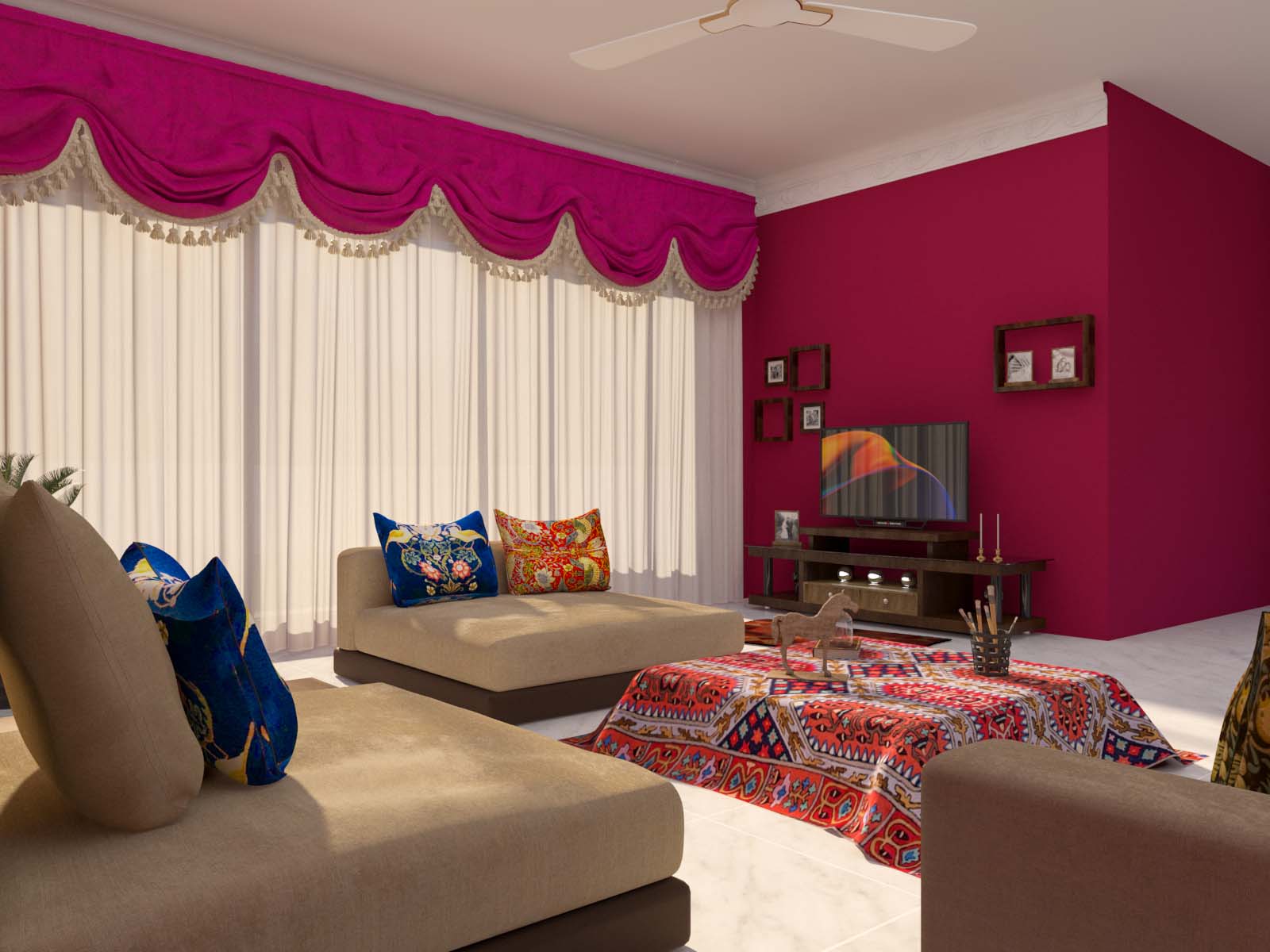 Rajasthani Style Living Room