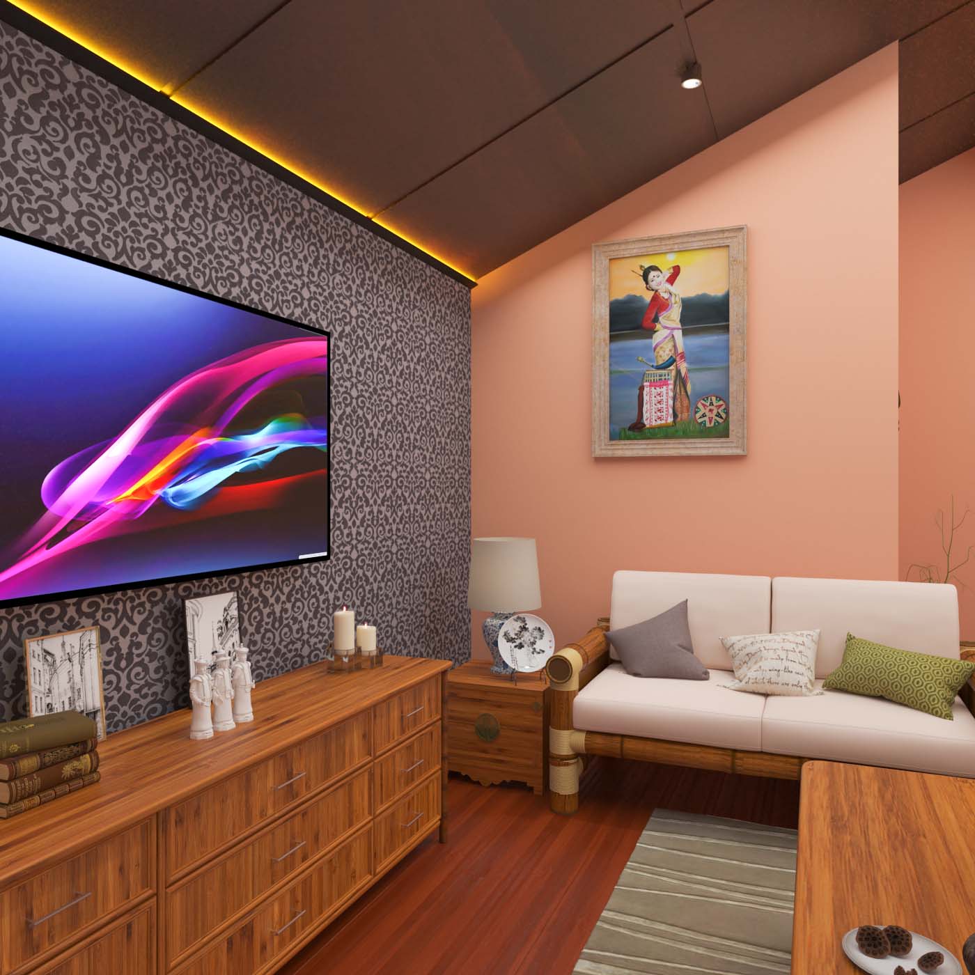 Bihar Living Room Design | Bihar Style Interior Design Ideas