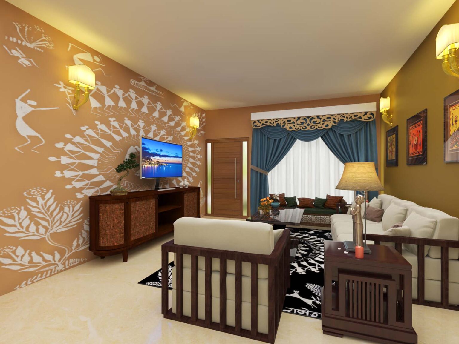 Maharashtra Living Room Design Maharashtra Style Interior Design Ideas