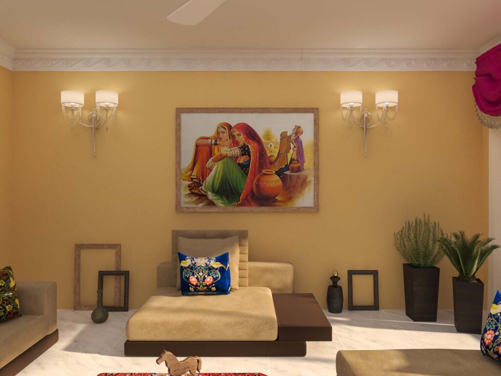 Rajasthani Living Room Design Rajasthani Style Interior Design Ideas