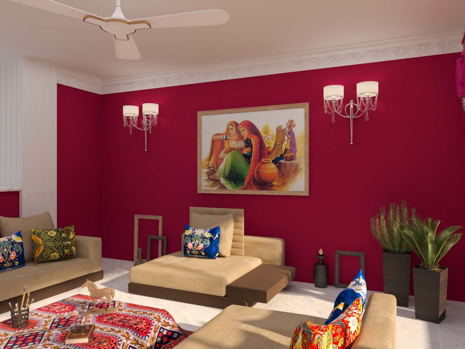 Rajasthani Living Room Design Rajasthani Style Interior Design Ideas