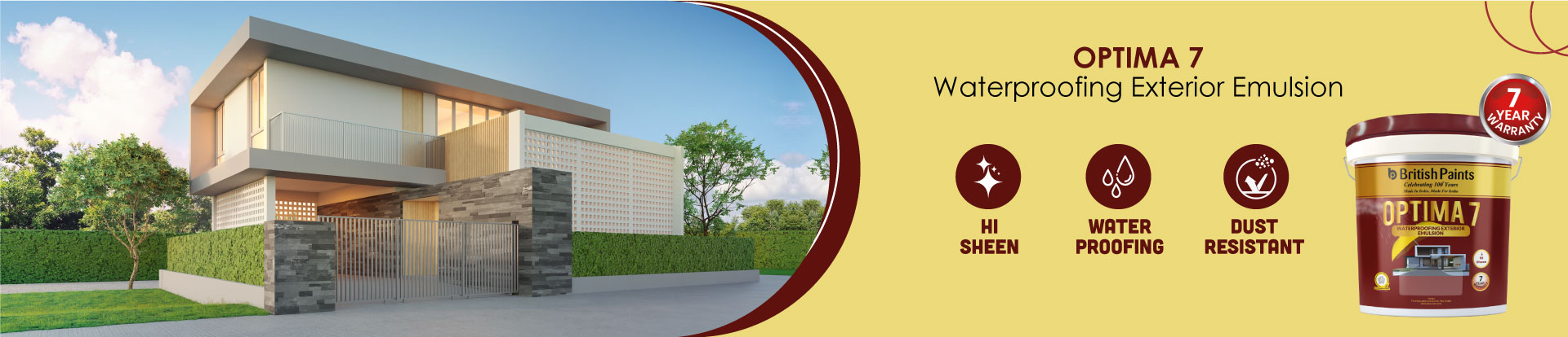 Optima 7 Waterproofing Exterior Emulsion