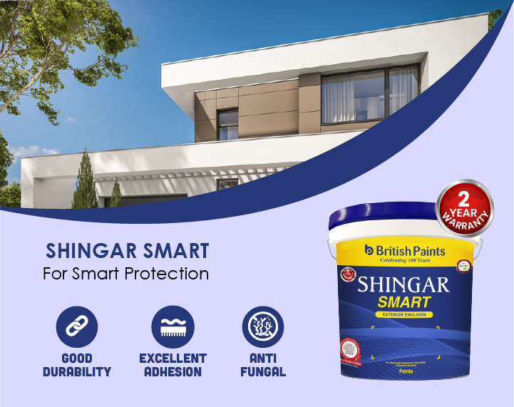 Acrylic Co-Polymer with Silicon Protection Paints, Acrylic Exterior Emulsion Paint | British Paint